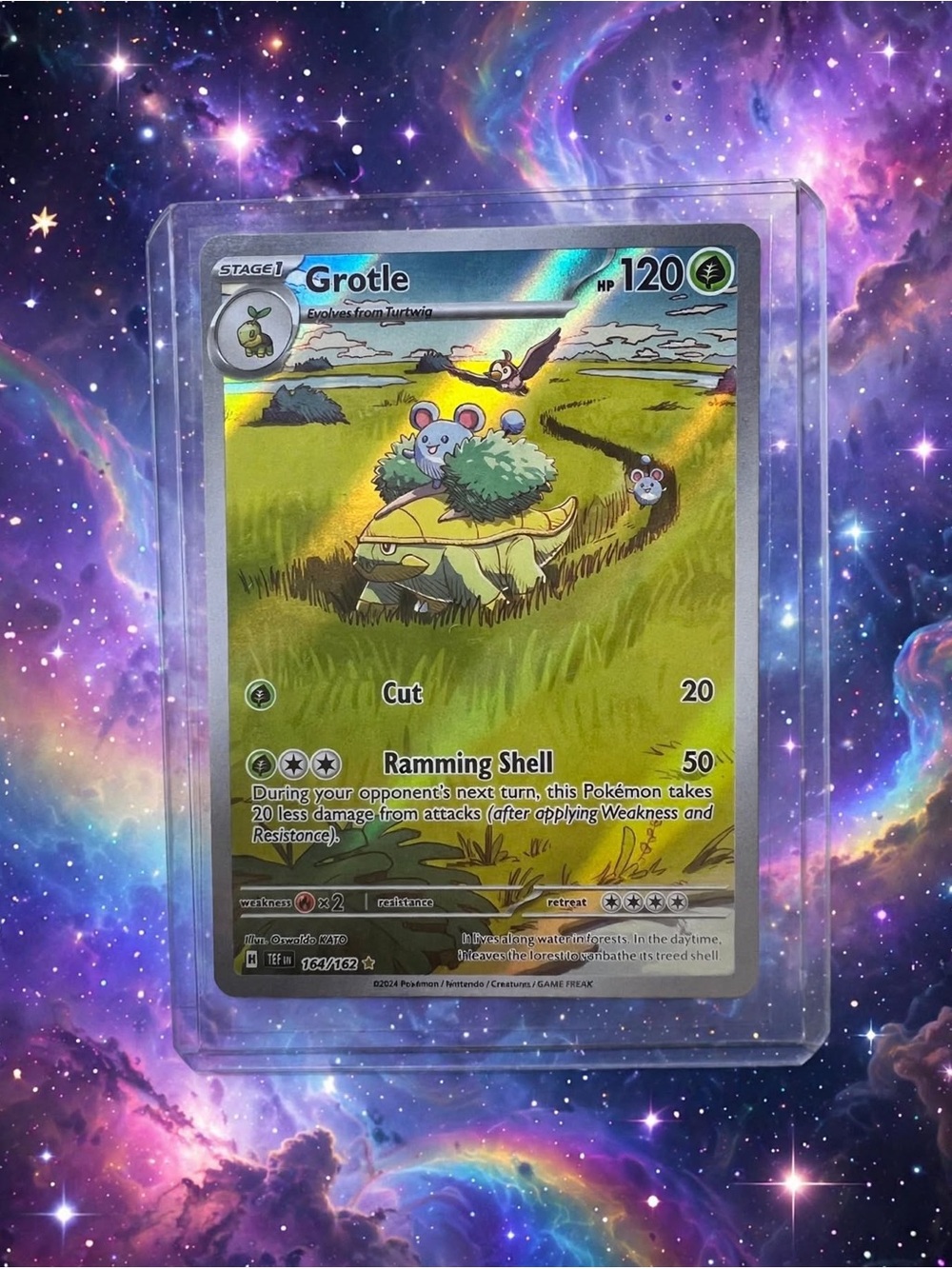 Grotle Card - Green Holo Collectible NM or Better
